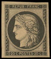 * EMISSION DE 1849 - R3f  20c. Noir Sur Jaune, REIMPRESSION, TB - 1849-1850 Cérès