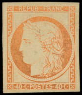 * EMISSION DE 1849 - R5g  40c. Orange, REIMPRESSION, TB - 1849-1850 Cérès