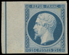 (*) PRESIDENCE - L10b 25c. Bleu Foncé, Bdf Avec FILET D'ENCADREMENT, TB. Br - 1852 Luis-Napoléon