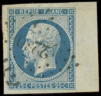 PRESIDENCE - 10   25c. Bleu, Bdf, Très Grandes Marges, Obl. PC, TTB - 1852 Luigi-Napoleone