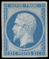 * PRESIDENCE - R10c 25c. Bleu, REIMPRESSION, TB - 1852 Luigi-Napoleone