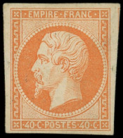 * EMPIRE NON DENTELE - 16   40c. Orange, TB. C - 1853-1860 Napoleon III