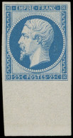 ** EMPIRE NON DENTELE - R15c 25c. Bleu Clair, REIMPRESSION, Bdf, TTB - 1853-1860 Napoléon III