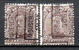 3441 Voorafstempeling Op Nr 136 - MOESCROEN 1925 MOUSCRON - Positie A & B - Rolstempels 1920-29