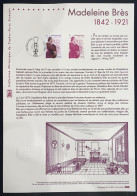 France - Document Philatélique - Premier Jour - FDC - YT N° 5463 - Madeleine Brès - 2021 - 2020-…