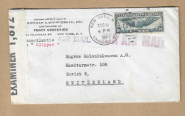 Los Vom 11.04 -  Heimatbeleg Aus New York Nach Zürich 1941 - Lettres & Documents