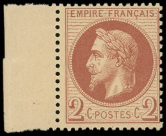 ** EMPIRE LAURE - 26A   2c. Rouge-brun, T I, Bdf, TB - 1863-1870 Napoleon III With Laurels