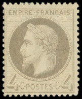 * EMPIRE LAURE - 27B   4c. Gris, T II, Frais Et TB - 1863-1870 Napoléon III. Laure