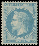 * EMPIRE LAURE - 29A  20c. Bleu, T I, Bon Centrage, TB - 1863-1870 Napoléon III. Laure