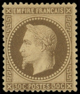 * EMPIRE LAURE - 30   30c. Brun, Bon Centrage, TB. Br - 1863-1870 Napoléon III Lauré
