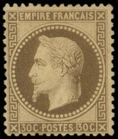 * EMPIRE LAURE - 30   30c. Brun, Bon Centrage, TB. Br - 1863-1870 Napoleon III With Laurels