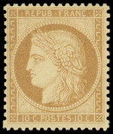 ** SIEGE DE PARIS - 36   10c. Bistre-jaune, Très Frais, TTB. C - 1870 Beleg Van Parijs