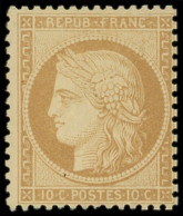 * SIEGE DE PARIS - 36   10c. Bistre-jaune, TB - 1870 Belagerung Von Paris