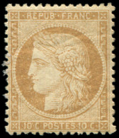 * SIEGE DE PARIS - 36   10c. Bistre-jaune, Une Dc, Sinon TB - 1870 Beleg Van Parijs