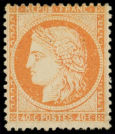 * SIEGE DE PARIS - 38   40c. Orange, TB - 1870 Belagerung Von Paris