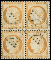 SIEGE DE PARIS - 38   40c. Orange, BLOC De 4 Obl. GC, TB - 1870 Siège De Paris
