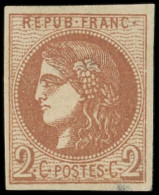 * EMISSION DE BORDEAUX - 40B   2c. Brun-rouge, R II, TB - 1870 Emission De Bordeaux