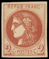 * EMISSION DE BORDEAUX - 40Ba  2c. Rouge-BRIQUE, R II, Frais Et TTB. C - 1870 Ausgabe Bordeaux