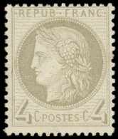 * CERES DENTELE - 52    4c. Gris, TB. S - 1871-1875 Ceres