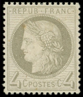 * CERES DENTELE - 52a   4c. Gris-jaunâtre, Très Bien Centré, TB - 1871-1875 Ceres