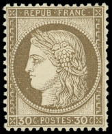 ** CERES DENTELE - 56   30c. Brun, Excellent Centrage, Superbe. C - 1871-1875 Cérès