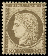 * CERES DENTELE - 56   30c. Brun, Frais Et TB - 1871-1875 Cérès