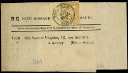 Let TYPE SAGE SUR LETTRES - N°86 Bdf Obl. TOULOUSE 19/7/79 Sur Bande, TB - 1877-1920: Semi Modern Period