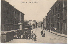 42 FIRMINY   - Rue De La Loire (très Animée) - Firminy