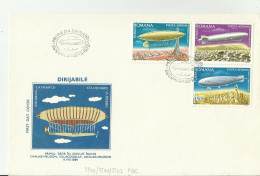 ZEPPELIN ROMANIA FDC 1978 - FDC