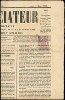 Let JOURNAUX -  10 : 5c. Lilas Obl. Typo S. L'Annonciateur Journal Entier Du 11/3/69, TB, Cote Cérès - Zeitungsmarken (Streifbänder)