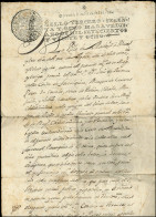 Let LETTRES SANS TIMBRE ET DOCUMENTS DIVERS - BRANCAS Marquis De Brancas, Maréchal De France Et Ambassadeur En Espagne,  - Other & Unclassified