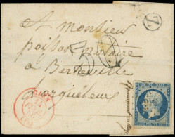 Let OBLITERATIONS PAR DEPARTEMENTS - 13/CALVADOS N°14A Obl. PC 516 Mais N'appartient Pas à La Lettre, Taxe 30 DT, "Beaum - 1849-1876: Classic Period