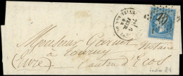 Let LETTRES DE PARIS - N°22 Obl. ETOILE 10 S. LAC, Càd Petite Rue Du Bac Sans Tirets 6/2/64, Ind. 21, TB - 1849-1876: Classic Period