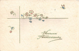 FËTES - VOEUX - Anniversaire - Heureux Anniversaire - Carte Postale Ancienne - Compleanni