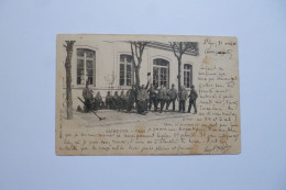 SAINT CYR  -  78  -  Calot  -  Cachet Postal Perlé LURE  -  1901  -  Yvelines - St. Cyr L'Ecole