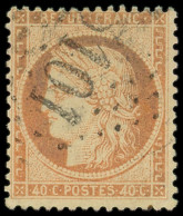 BUREAUX FRANCAIS A L'ETRANGER - N°38 Obl. GC 5101 De TRIPOLI, TB - 1849-1876: Klassieke Periode