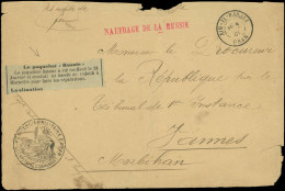 Let LETTRES ET OBLITERATIONS D'ALGERIE - Càd AIN-EL-HADJAR 4/1/01 S. Env. Avec Griffe NAUFRAGE DE LA RUSSIE, TB - 1849-1876: Classic Period