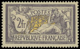** EMISSIONS DU XXe SIECLE - 122   Merson,  2f. Violet Et Jaune, Très Bon Centrage, Superbe. C Et Br - Unused Stamps