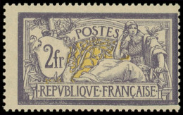 ** EMISSIONS DU XXe SIECLE - 122   Merson,  2f. Violet Et Jaune, Nuance Foncée, Très Frais Et TB - Unused Stamps