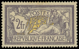 * EMISSIONS DU XXe SIECLE - 122   Merson,  2f. Violet Et Jaune, Bon Centrage, TB. S - Unused Stamps