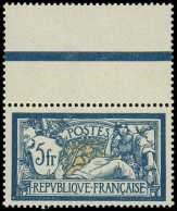 ** EMISSIONS DU XXe SIECLE - 123   Merson,  5f. Bleu Et Chamois, Bon Centrage, Bdf, TB - Unused Stamps
