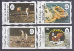 1989 British Virgin Islands 657-660 20 Years Of Apollo 11 Moon Landing 11,00 € - Südamerika