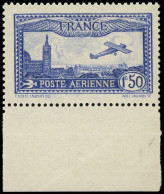 ** POSTE AERIENNE - 6b  Vue De Marseille, 1f.50 OUTREMER VIF, Bdf, TB. C - 1927-1959 Mint/hinged