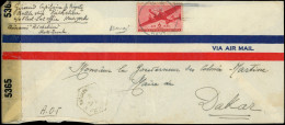 Let Poste Aérienne Militaire -  Etats-Unis PA 26 Obl. Càd US NAVY 18/4/(43) Sur Env. Par Avion Avec Censure, Càd Hexag.  - Militärische Luftpost