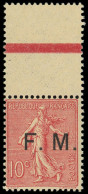 ** FRANCHISE MILITAIRE - 4    10c. Rose, Bdf, TB - Military Postage Stamps