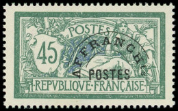** PREOBLITERES - 44  Merson, 45c. Vert Et Bleu, TB - 1893-1947