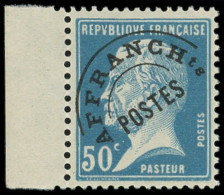 ** PREOBLITERES - 68  Pasteur, 50c. Bleu, Bdf, Bon Centrage, TB - 1893-1947