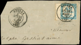 TAXE - 7   40c. Bleu, Bdf, Obl. Càd T17 NEVERS 28/3/72 Sur Fragt, TB - 1859-1959 Oblitérés