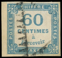 TAXE - 9   60c. Bleu, Obl., TB - 1859-1959 Oblitérés