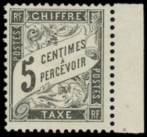 ** TAXE - 14   5c. Noir, Bdf, TB - 1859-1959 Mint/hinged